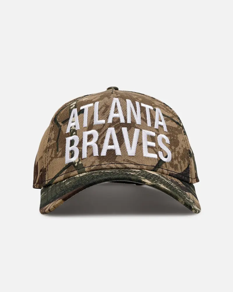 New Era Atlanta Braves 'Bold' 9Forty A-Frame Strapback Camo 1
