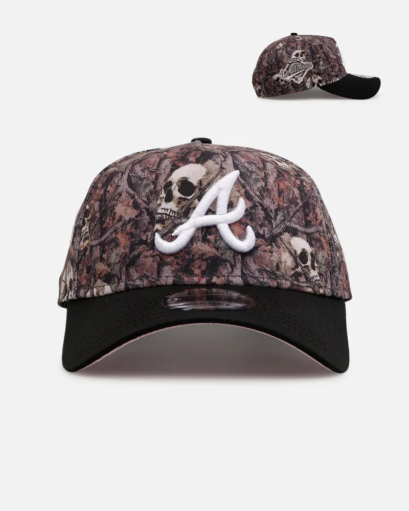 New Era Atlanta Braves 'Camo Skulls' 9Forty A-Frame Snapback Camo 1