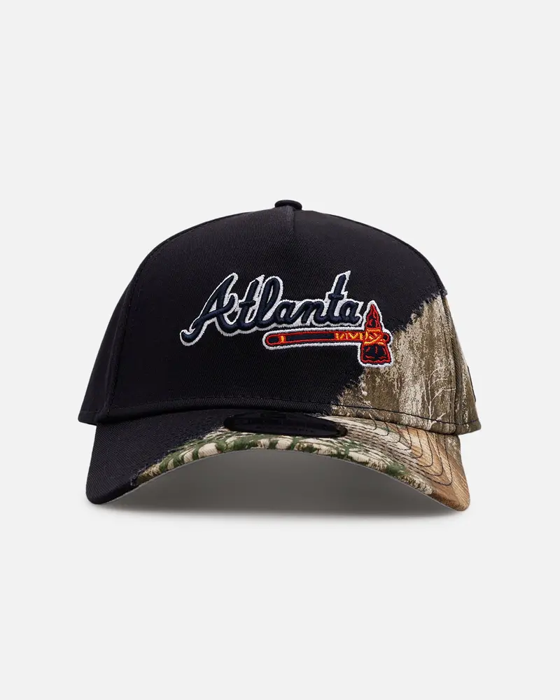 New Era Atlanta Braves 'Camo Tear Away' 9Forty A-Frame Snapback Camo/Official Team Color 1