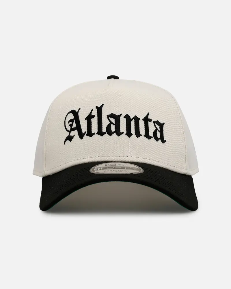 New Era Atlanta Braves 'City Pack' 9Forty A-Frame Snapback Chrome/Black 1