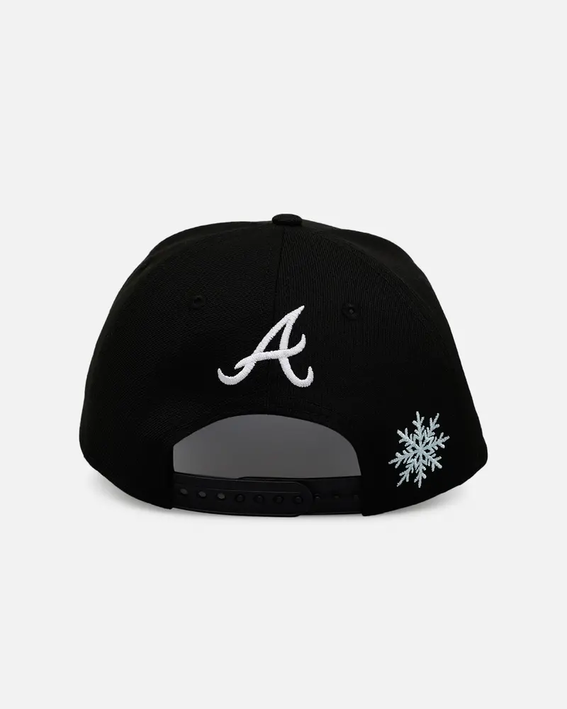 New Era Atlanta Braves 'Cold As Ice' 9Forty A-Frame Snapback Black 2