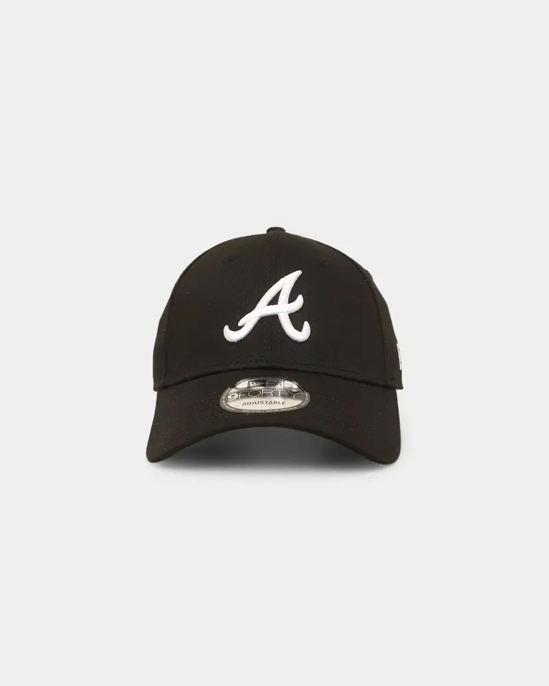 New Era Atlanta Braves Core 9Forty Casual Strapback Black/White 1