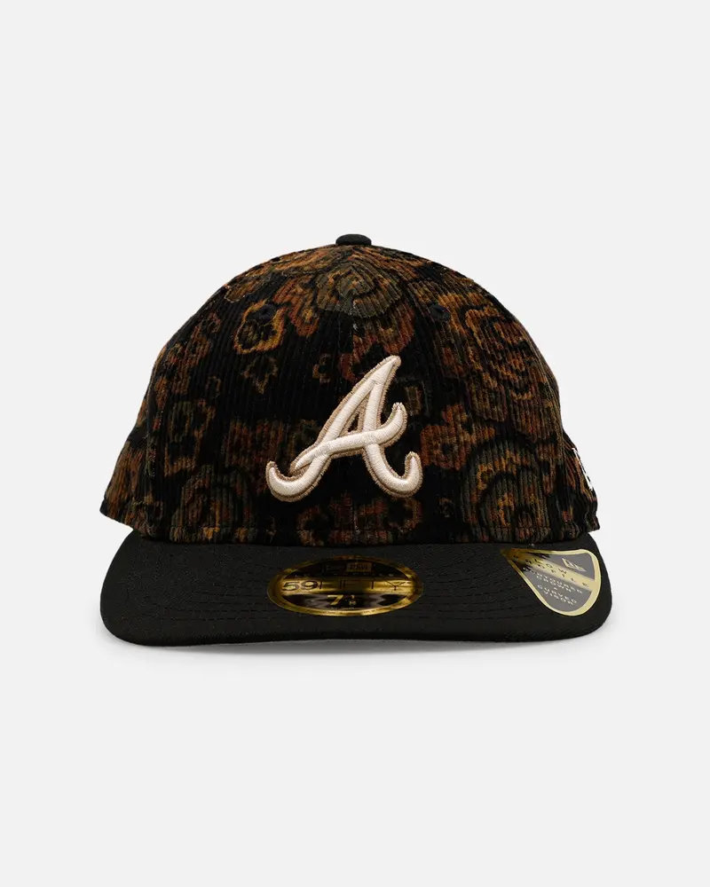 New Era Atlanta Braves 'Floral Embroidery' 59Fifty Fitted Foral 1