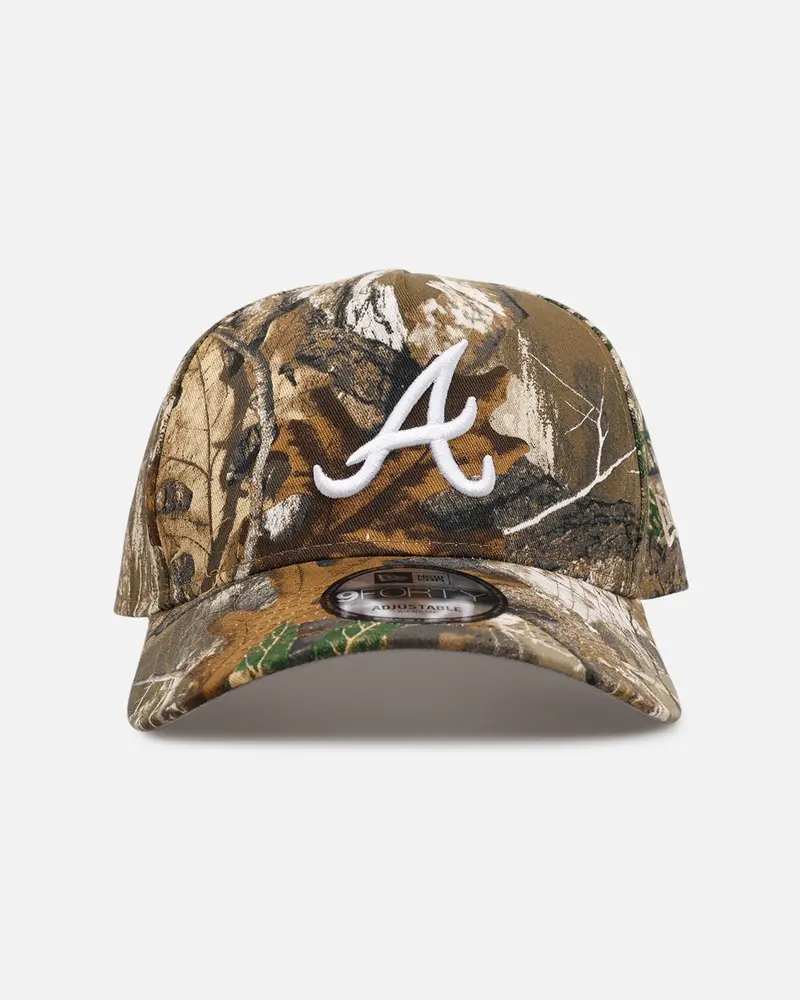 New Era Atlanta Braves 'Great Outdoors Part Ii' 9Forty A-Frame Snapback Real Tree Camo 1