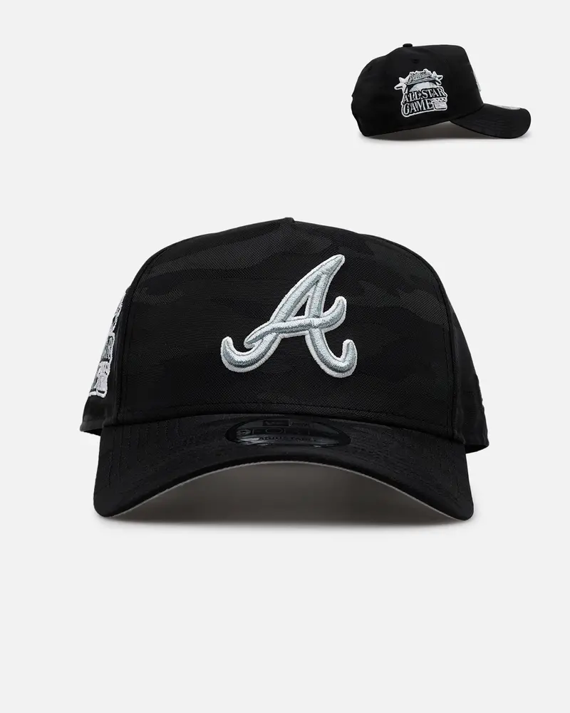 New Era Atlanta Braves 'Icy Camo' 9Forty A-Frame Snapback Black/Camo 1