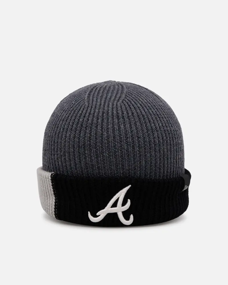 New Era Atlanta Braves 'Merino Wool' Beanie Black 1