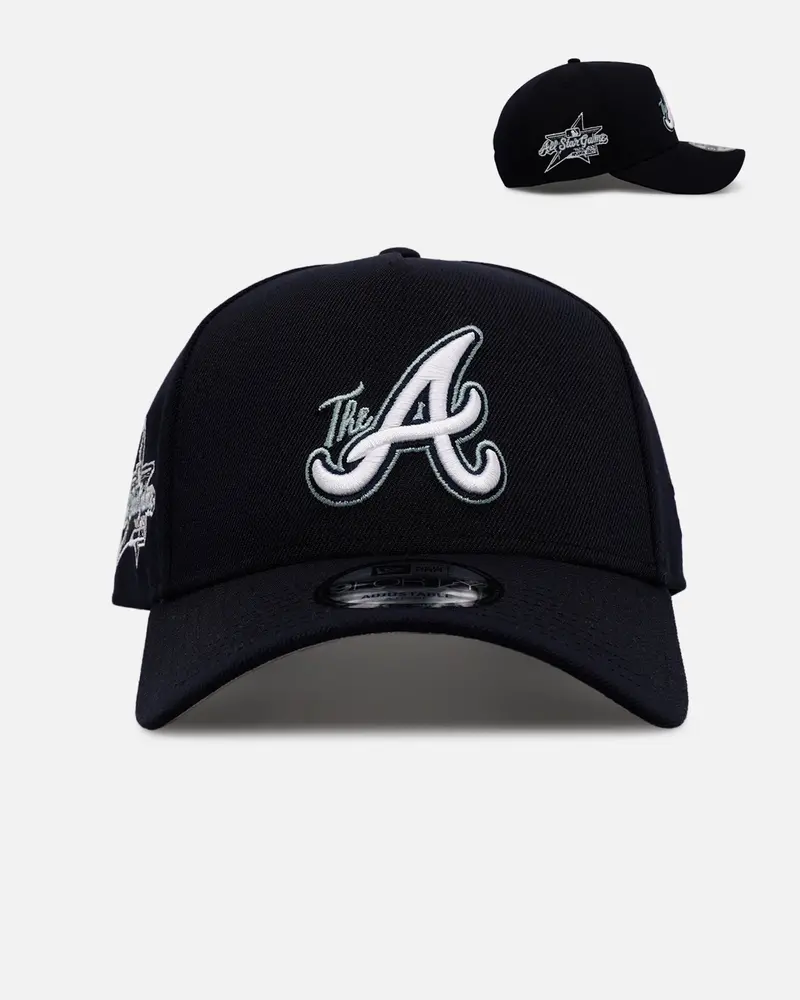 New Era Atlanta Braves 'Midnight Navy' 9Forty A-Frame Snapback Midnight Navy 1