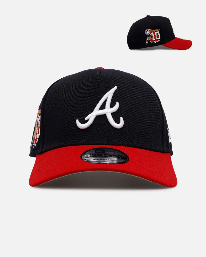 New Era Atlanta Braves 'Mlb Legends' Chipper Jones 9Forty A-Frame Snapback Official Team Color 1