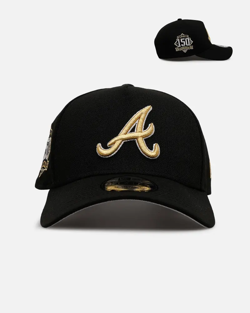 New Era Atlanta Braves 'New Year's Eve' 9Forty A-Frame Snapback Gold/Silver 1