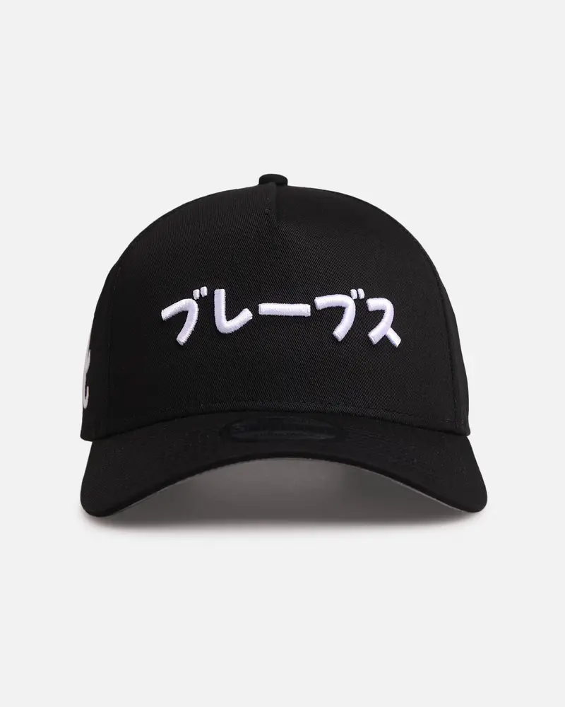 New Era Atlanta Braves 'Ohtani & Kanji' 9Forty A-Frame Snapback Black/White 1