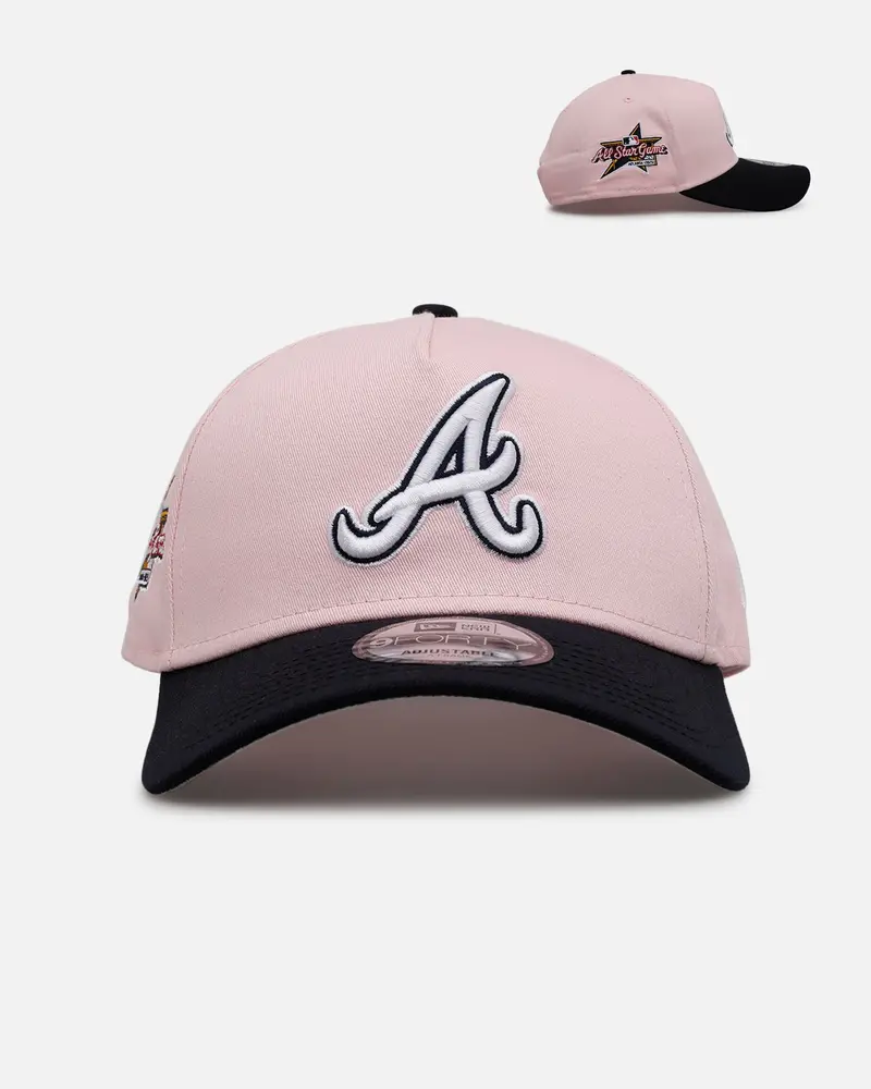 New Era Atlanta Braves 'Pink Crown' 9Forty A-Frame Snapback Pink 1