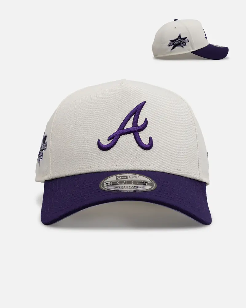 New Era Atlanta Braves 'Purple Haze 2.0' 9Forty A-Frame Snapback Chrome/Purple 1