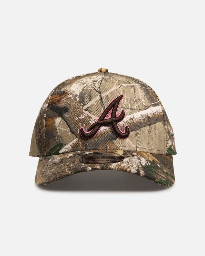 New Era Atlanta Braves 'Realtree Pink' 9Forty A-Frame Snapback Real Tree/Pink 1