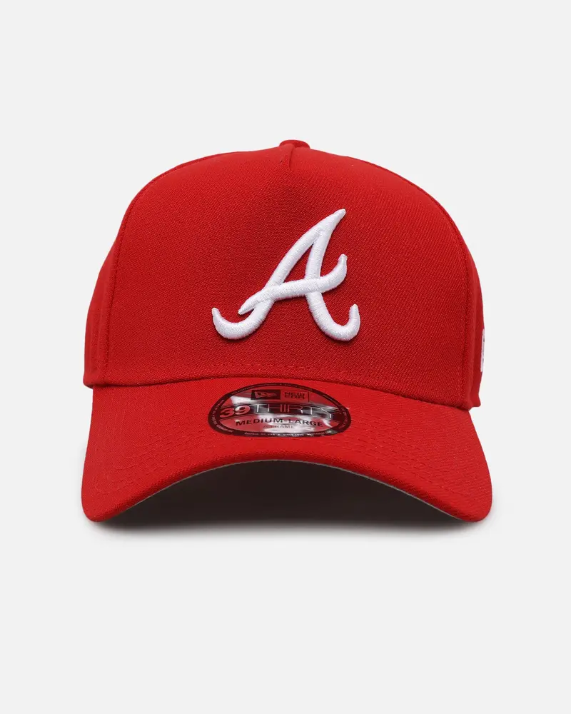New Era Atlanta Braves "Scarlet White" 39Thirty A-Frame Stretch Fit Scarlet/White 1