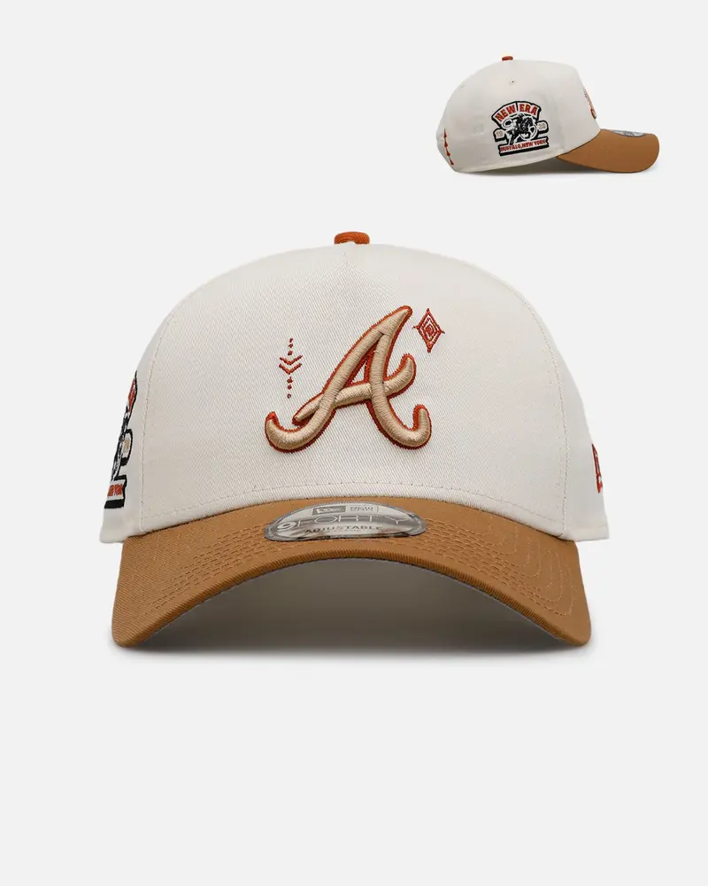 New Era Atlanta Braves 'Sunset Trails' 9Forty A-Frame Snapback Rust 1