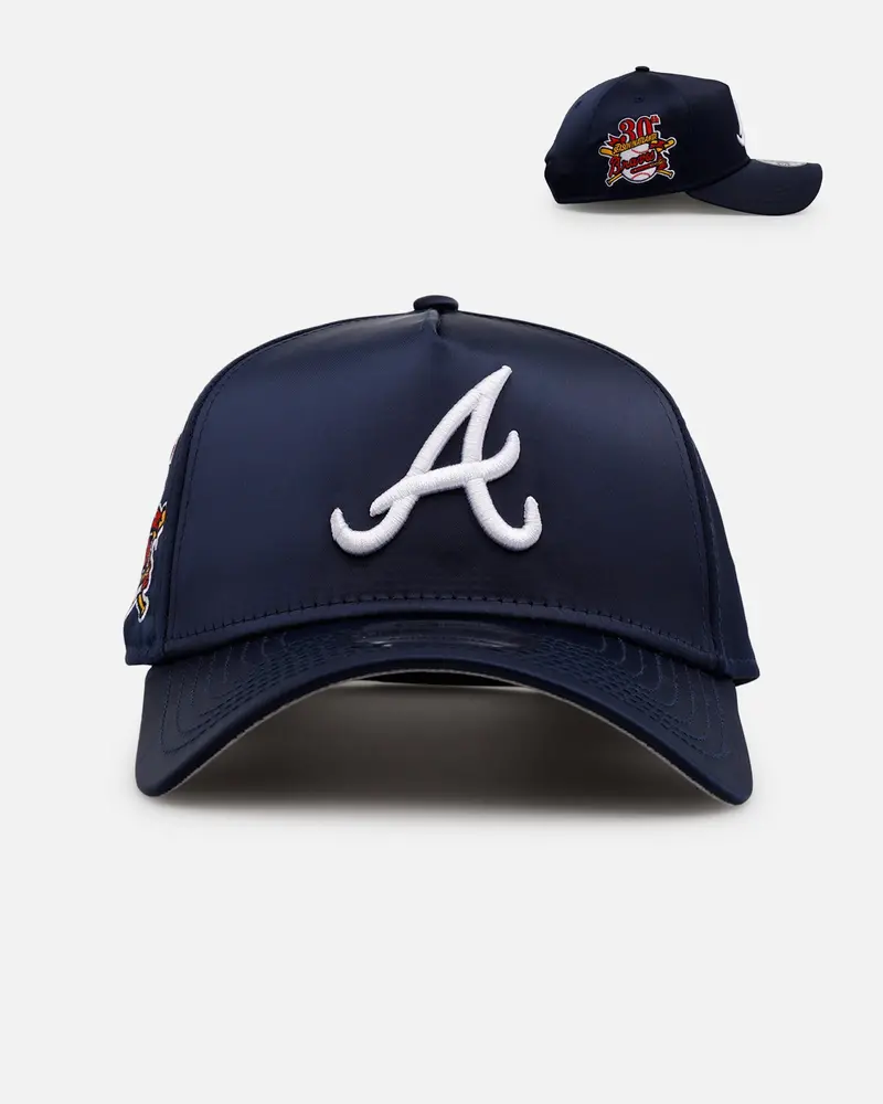 New Era Atlanta Braves 'Team Color Satin' 9Forty A-Frame Snapback Official Team Color 1