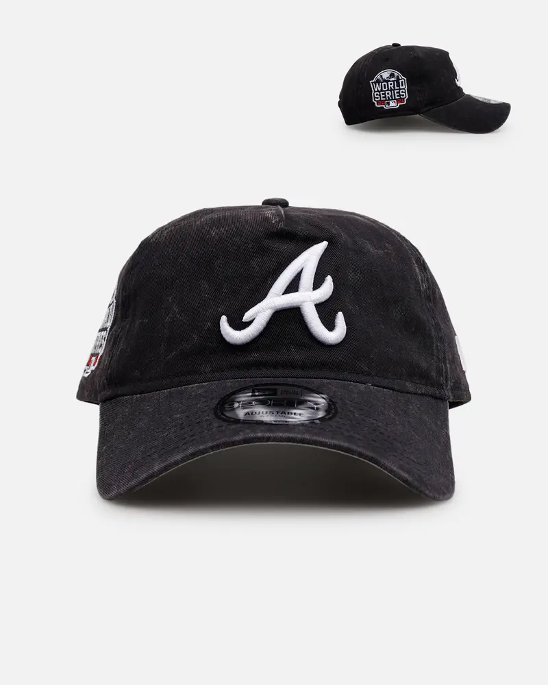 New Era Atlanta Braves 'Washed Team Color' Unstructured 9Forty A-Frame Snapback Official Team Color 1