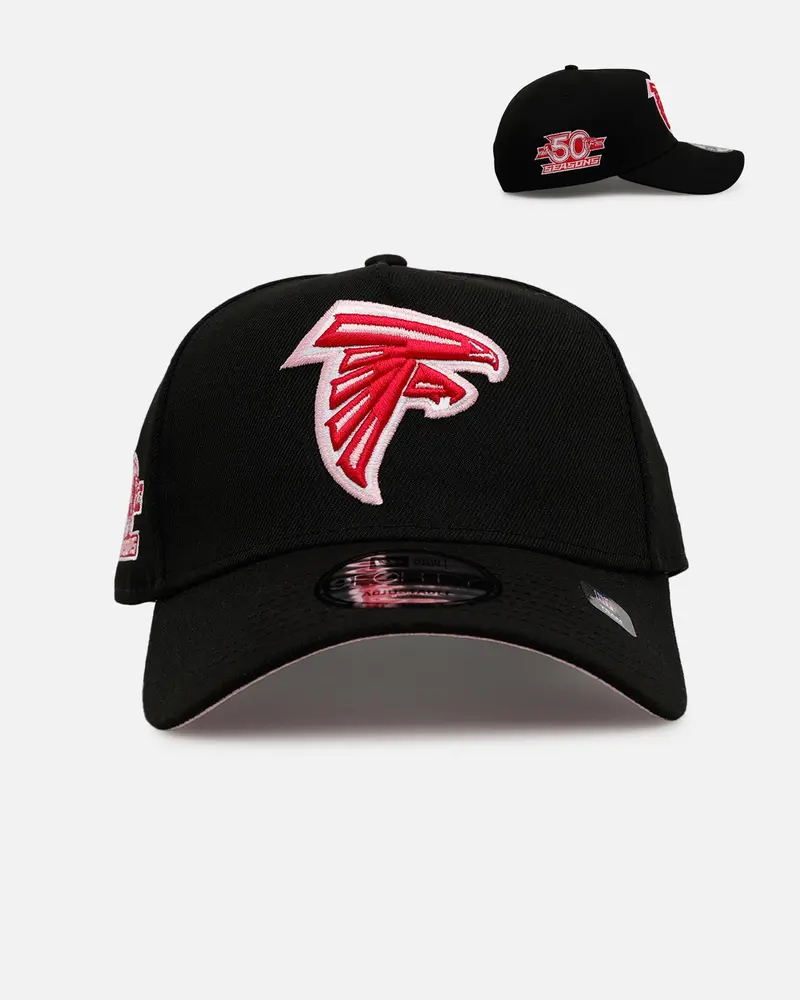 New Era Atlanta Falcons 'Black And Pink' 9Forty A-Frame Snapback Black/Pink 1