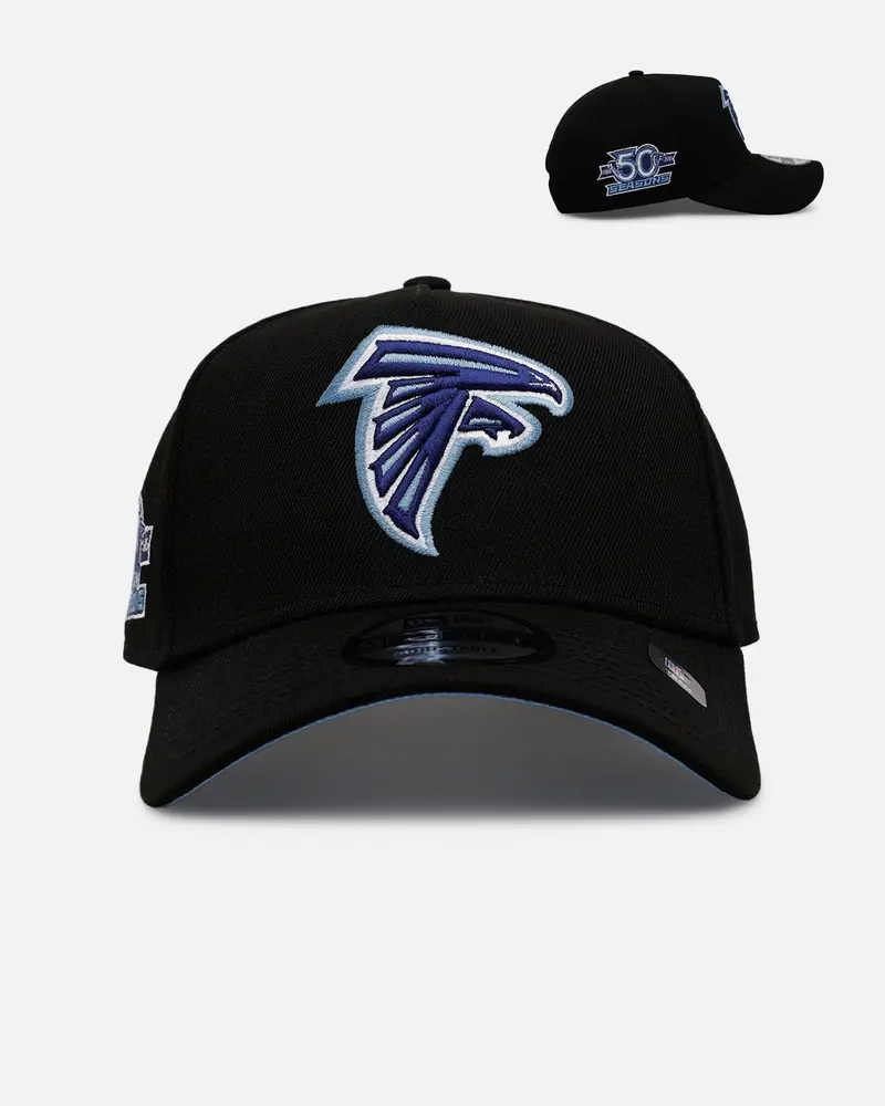 New Era Atlanta Falcons 'Black And Sky Blue' 9Forty A-Frame Snapback Black/Sky Blue 1