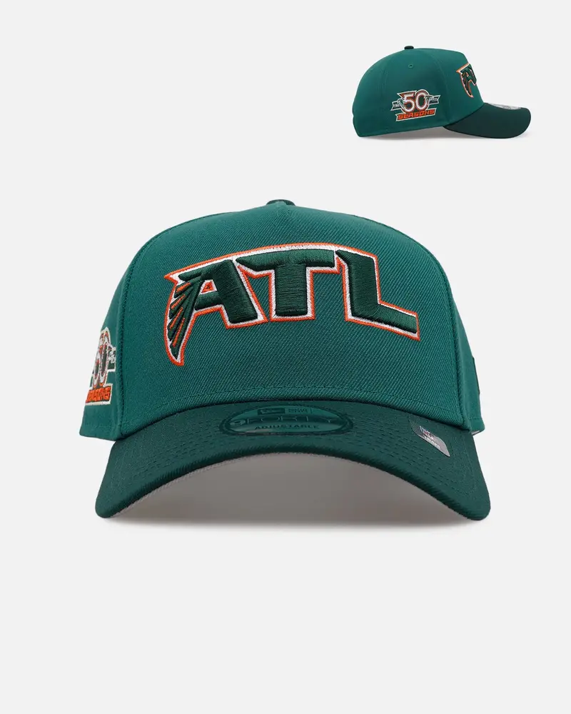 New Era Atlanta Falcons 'Citrus 2.0' 9Forty A-Frame Snapback Dark Green/Orange 1