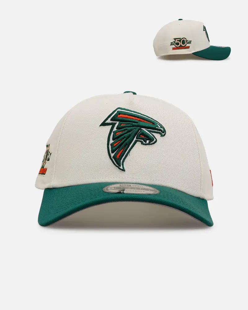 New Era Atlanta Falcons 'Citrus' 9Forty A-Frame Snapback Chrome/Green/Orange 1