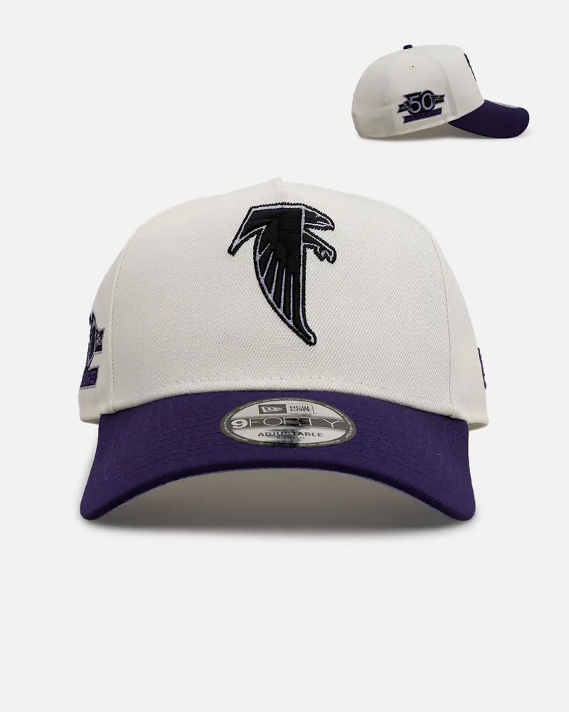 New Era Atlanta Falcons 'Purple Haze 2.0' 9Forty A-Frame Snapback Chrome/Purple 1