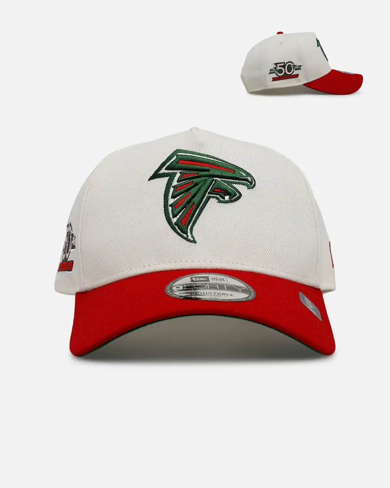 New Era Atlanta Falcons 'Strawberry' 9Forty A-Frame Snapback Chrome/Red 1