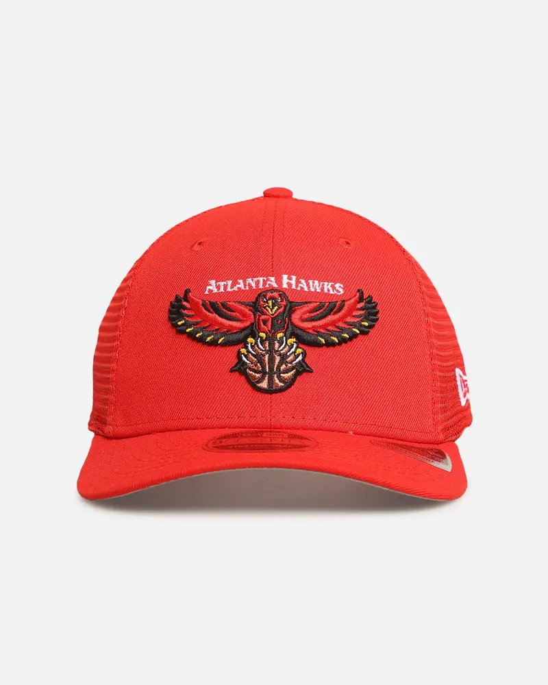 New Era Atlanta Hawks 'Hwc' 9Seventy Trucker Stretch Snapback Red 1