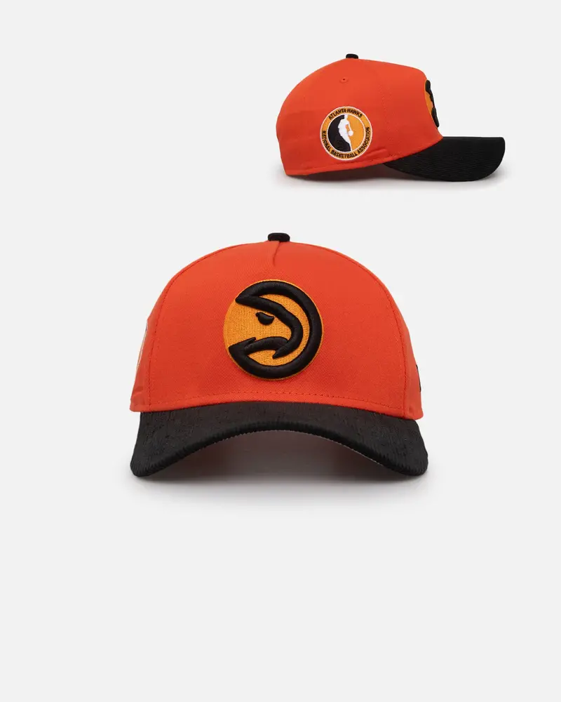 New Era Atlanta Hawks 'Scary Nights' 9Forty A-Frame Snapback Orange/Black 1