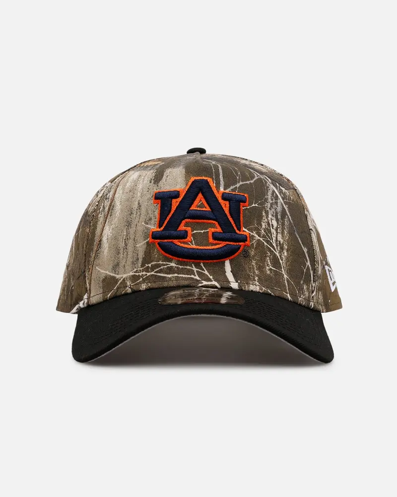 New Era Auburn University Tigers 'Southeastern Conference' 9Forty A-Frame Snapback Realtree 1