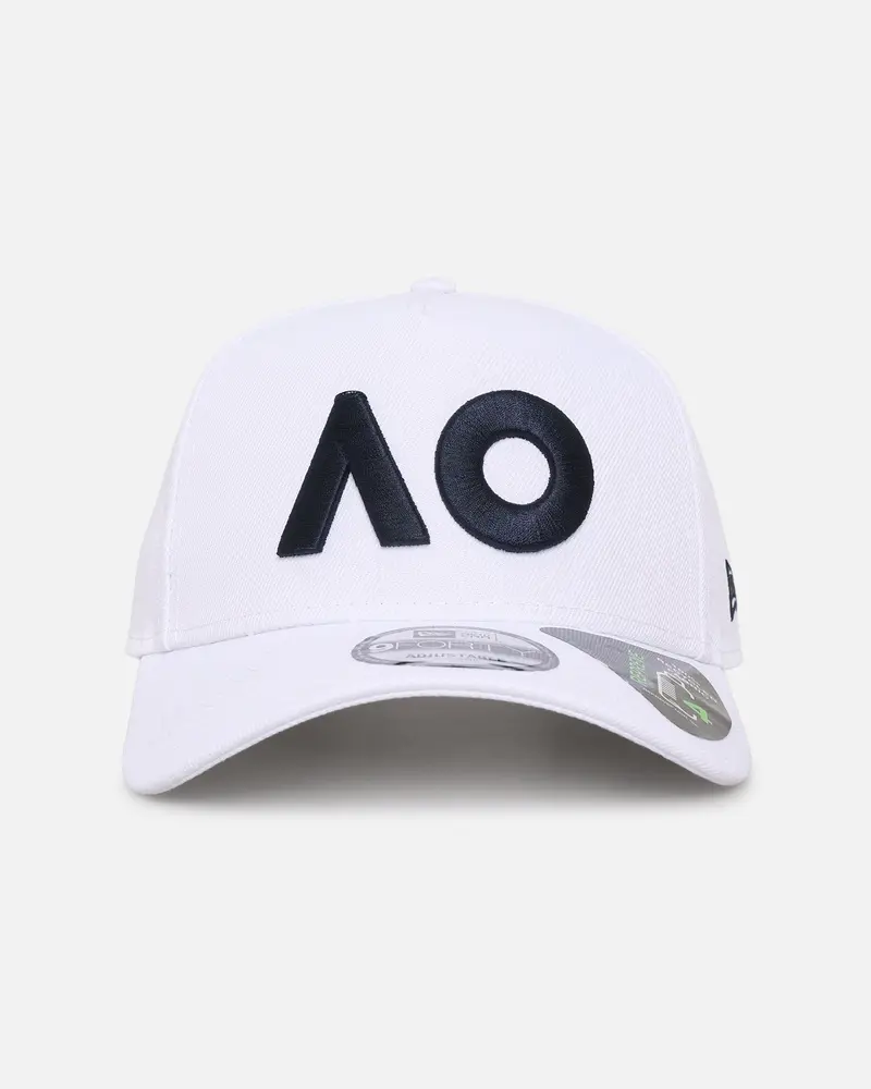 New Era Australian Open '25 Core Repreve® 9Forty A-Frame Strapback White 1