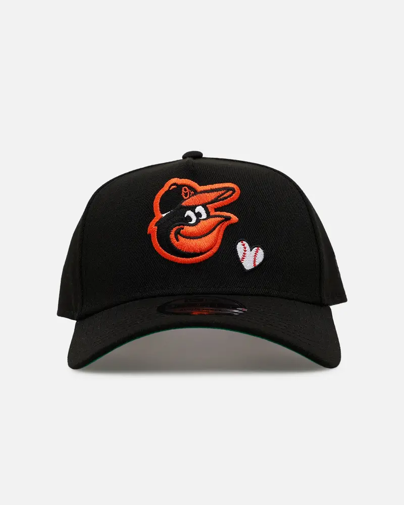 New Era Baltimore Orioles 'Baseball Hearts' 9Forty A-Frame Snapback Official Team Color 1