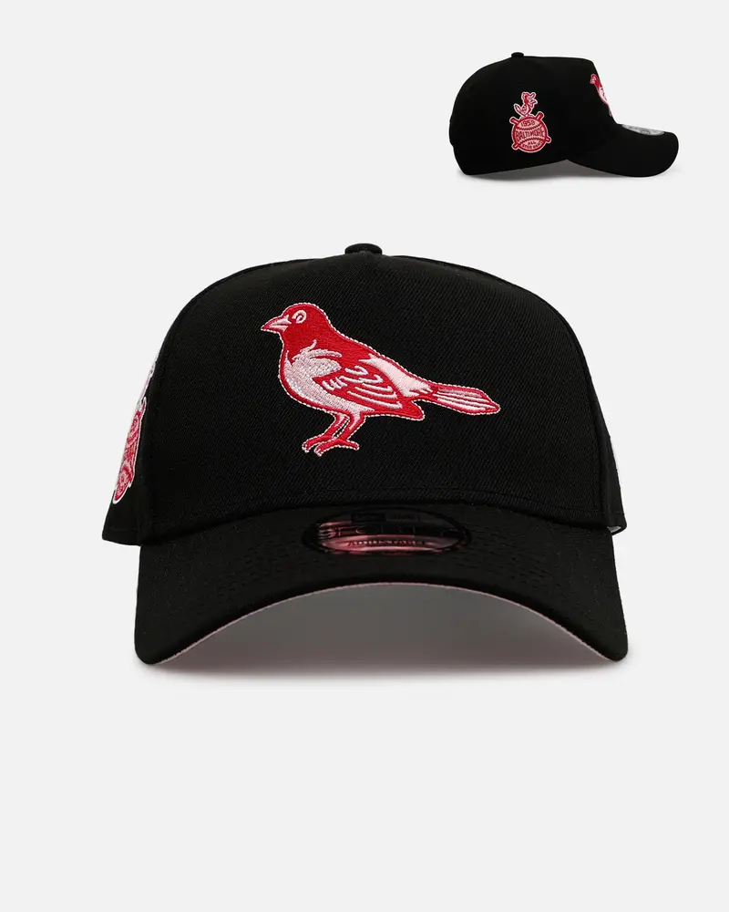 New Era Baltimore Orioles 'Black And Pink' 9Forty A-Frame Snapback Black/Pink 1