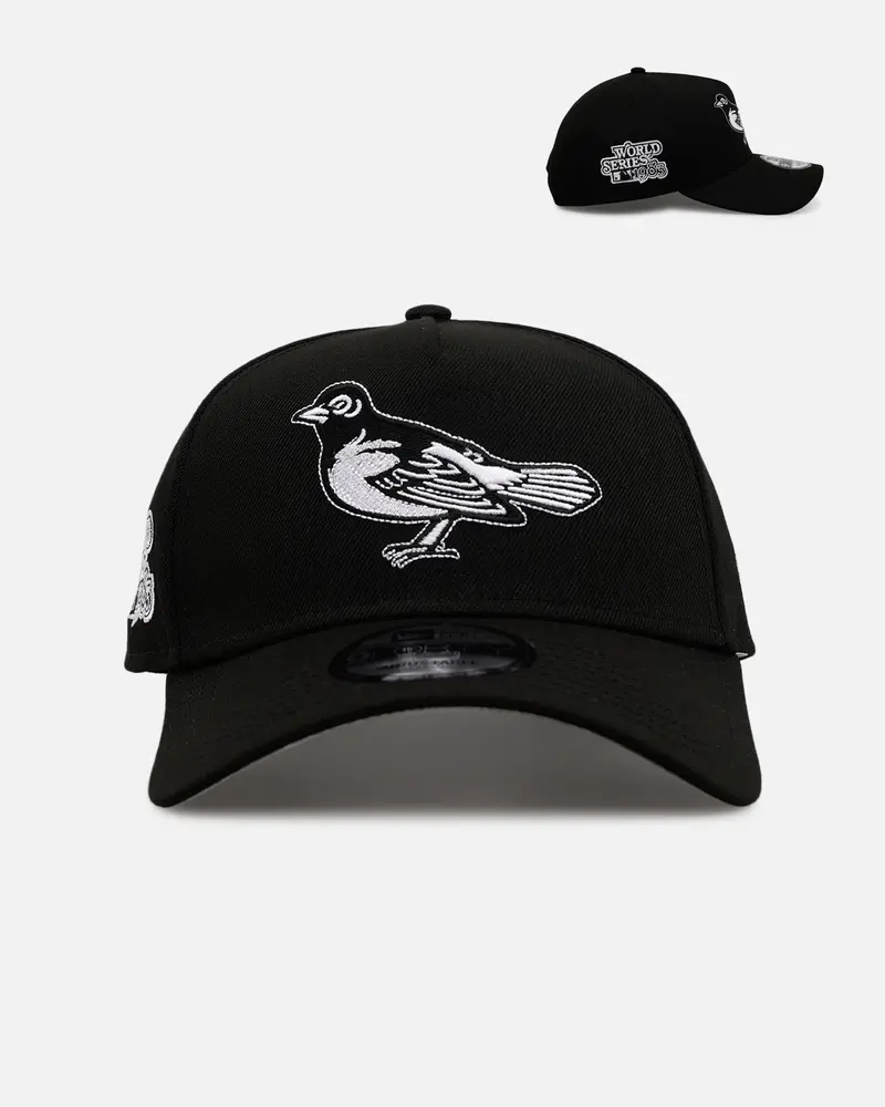 New Era Baltimore Orioles 'Black And White' 9Forty A-Frame Snapback Black/White 1