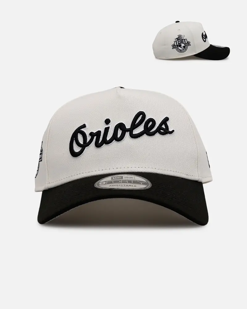 New Era Baltimore Orioles 'Chrome Black' 9Forty A-Frame Snapback Chrome/Black 1
