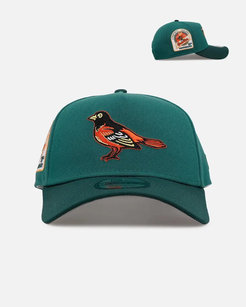 New Era Baltimore Orioles 'Citrus 2.0' 9Forty A-Frame Snapback Dark Green/Orange 1