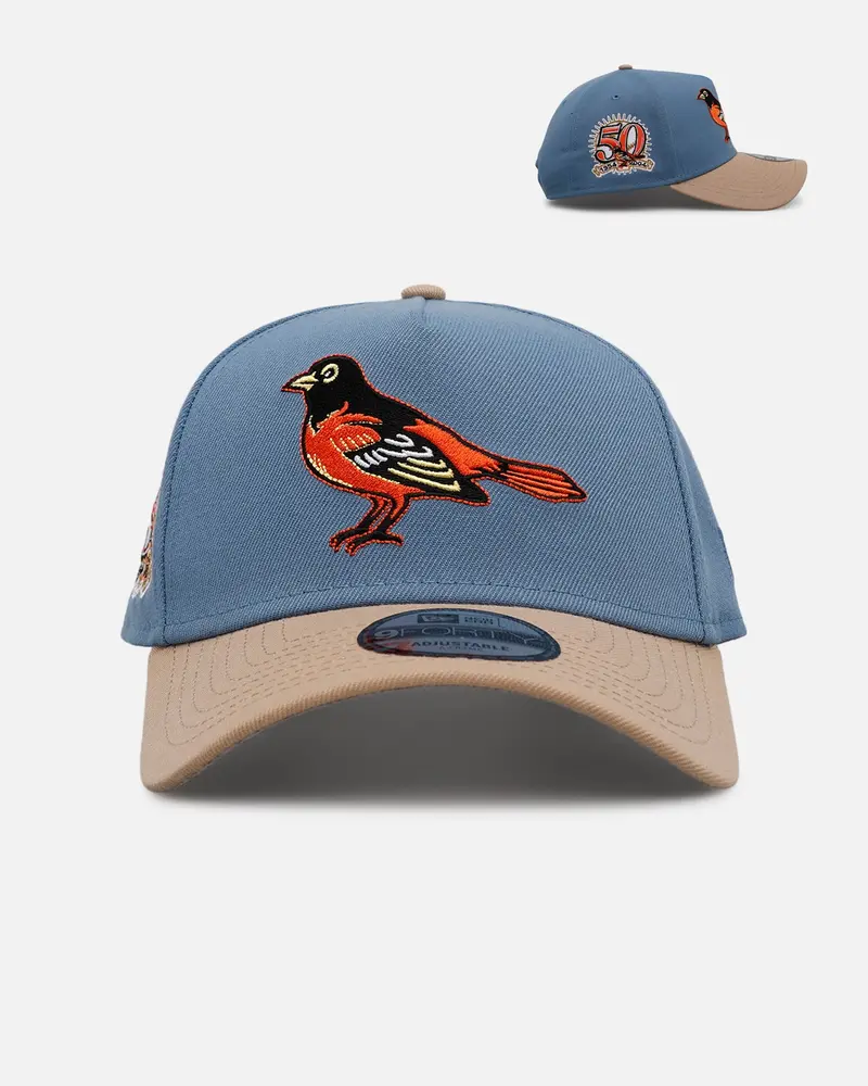 New Era Baltimore Orioles 'Easy Breezy' 9Forty A-Frame Snapback Blue/Tan 1
