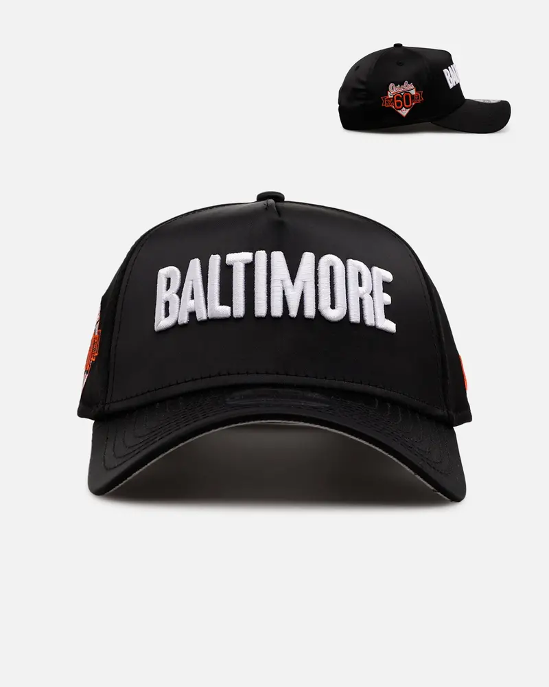 New Era Baltimore Orioles 'Team Color Satin' 9Forty A-Frame Snapback Official Team Color 1