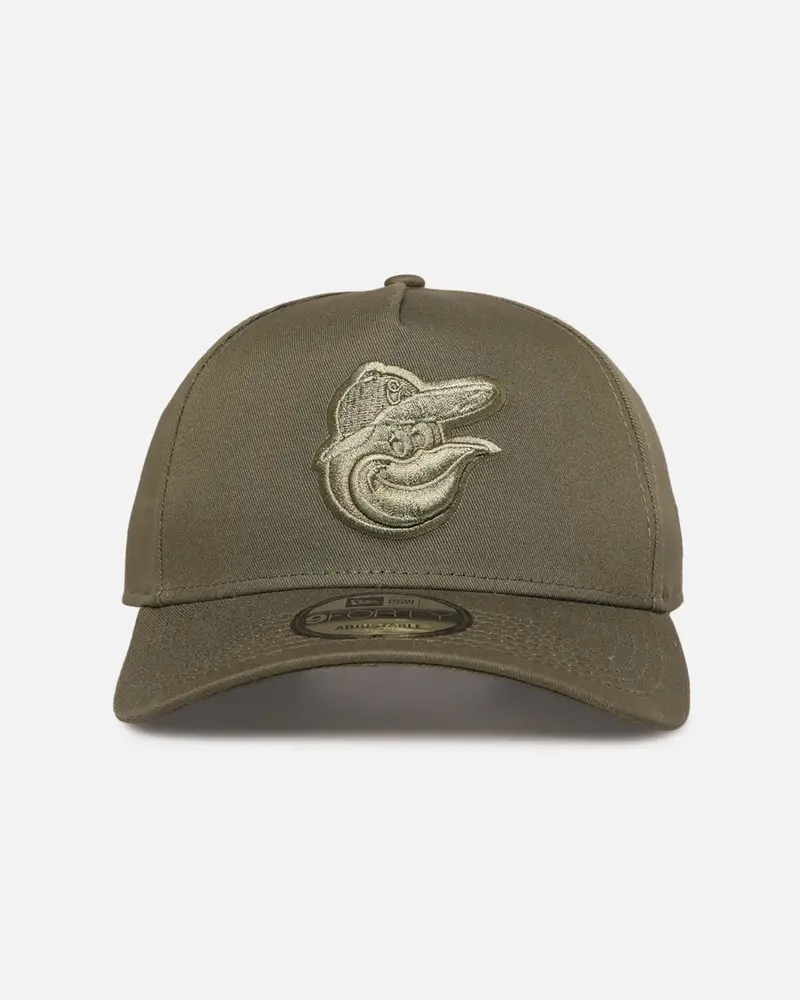 New Era Baltimore Orioles 'Tonal Olive' 9Forty A-Frame Snapback Olive 1