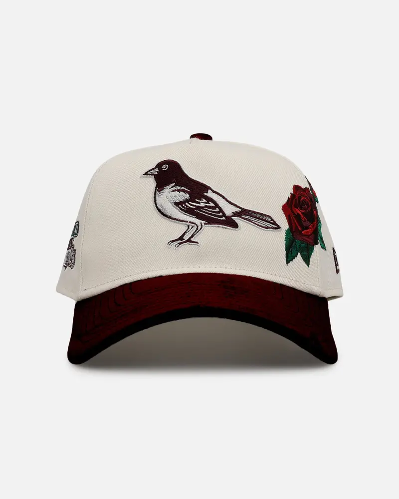 New Era Baltimore Orioles 'Velvet Roses' 9Forty A-Frame Snapback Chrome 1