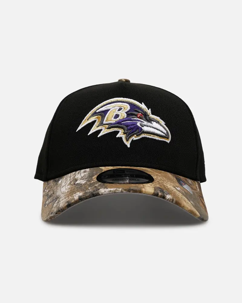New Era Baltimore Ravens 'Black Crown Realtree Visor' 9Forty A-Frame Snapback Realtree Edge/Black 1