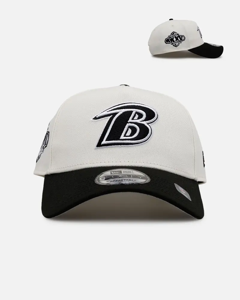New Era Baltimore Ravens 'Chrome Black' 9Forty A-Frame Snapback Chrome/Black 1