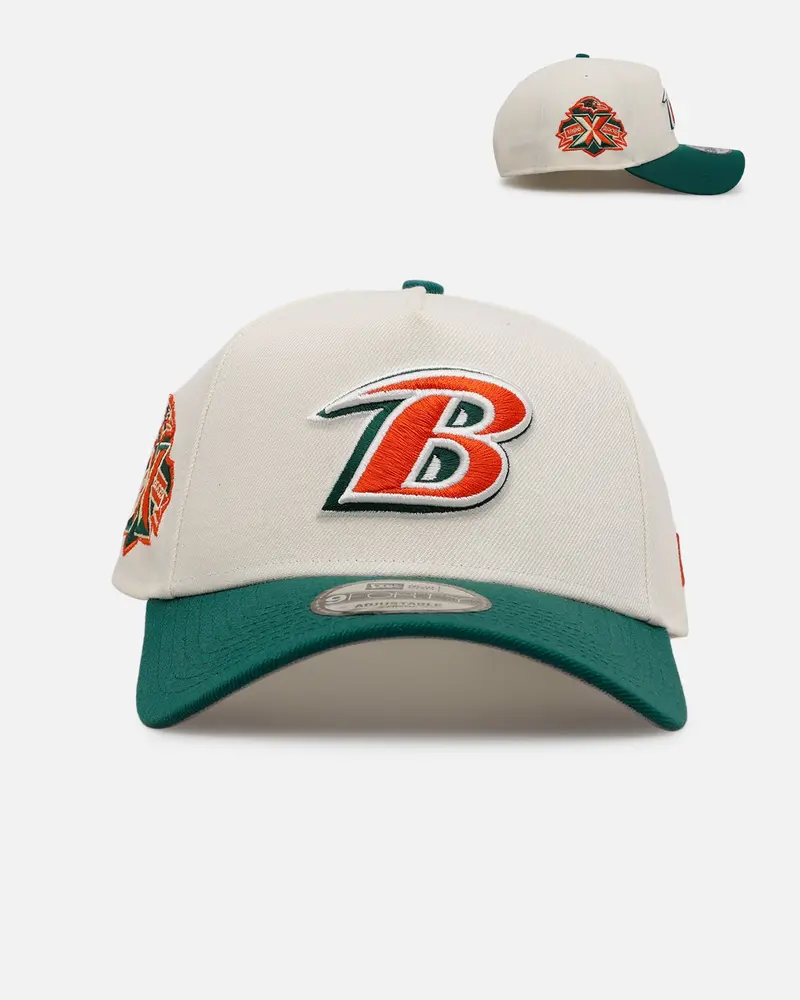 New Era Baltimore Ravens 'Citrus' 9Forty A-Frame Snapback Chrome/Green/Orange 1