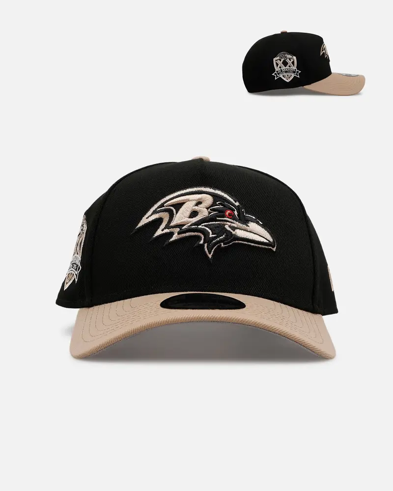 New Era Baltimore Ravens 'Desert Nights' 9Forty A-Frame Snapback Black/Camel 1