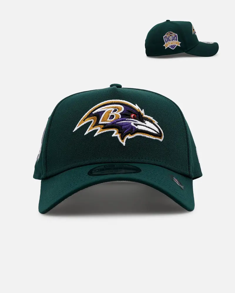 New Era Baltimore Ravens 'Evergreen' 9Forty A-Frame Snapback Dark Green 1