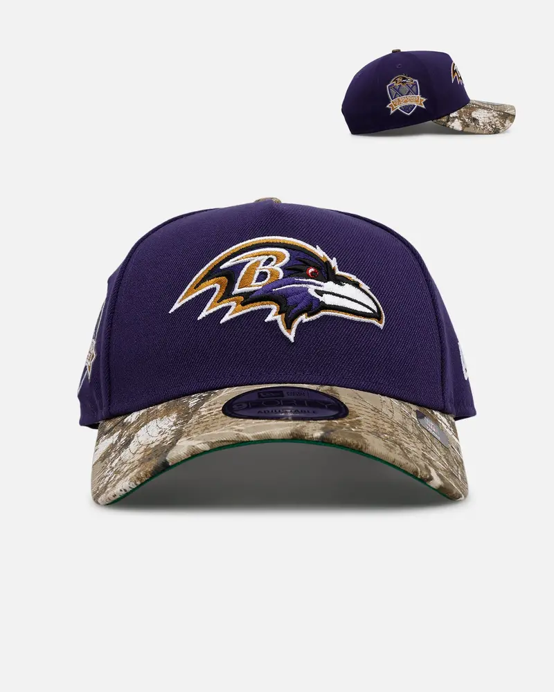 New Era Baltimore Ravens 'Realtree Visor' 9Forty A-Frame Snapback Official Team Color 1