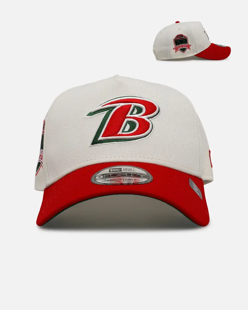 New Era Baltimore Ravens 'Strawberry' 9Forty A-Frame Snapback Chrome/Red 1
