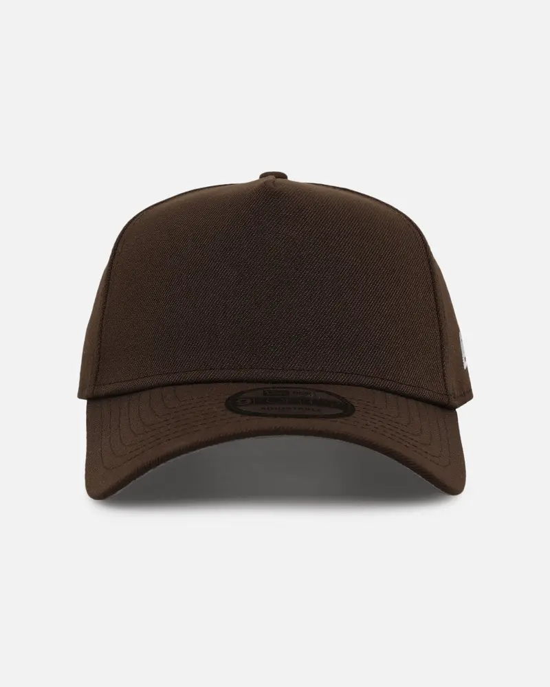 New Era Blank 9Forty A-Frame Snapback Walnut 1