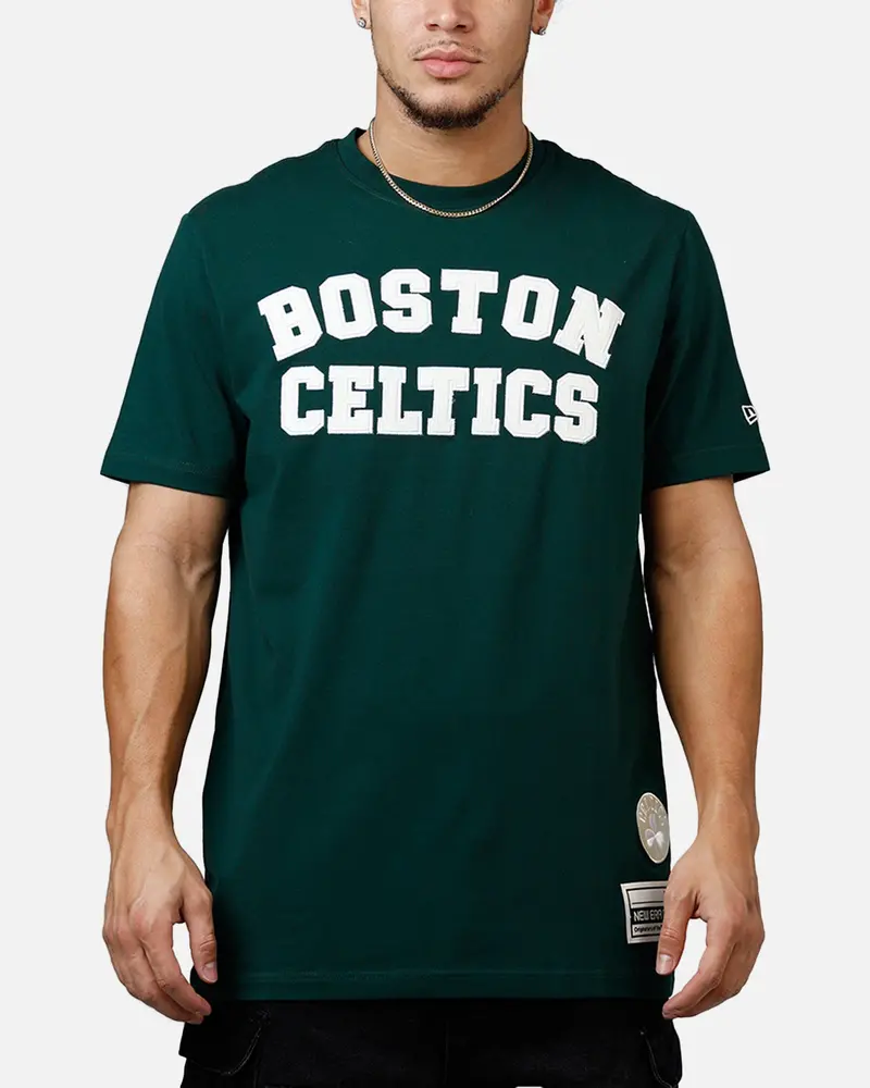 New Era Boston Celtics Logo Select T-Shirt Dark Green 1
