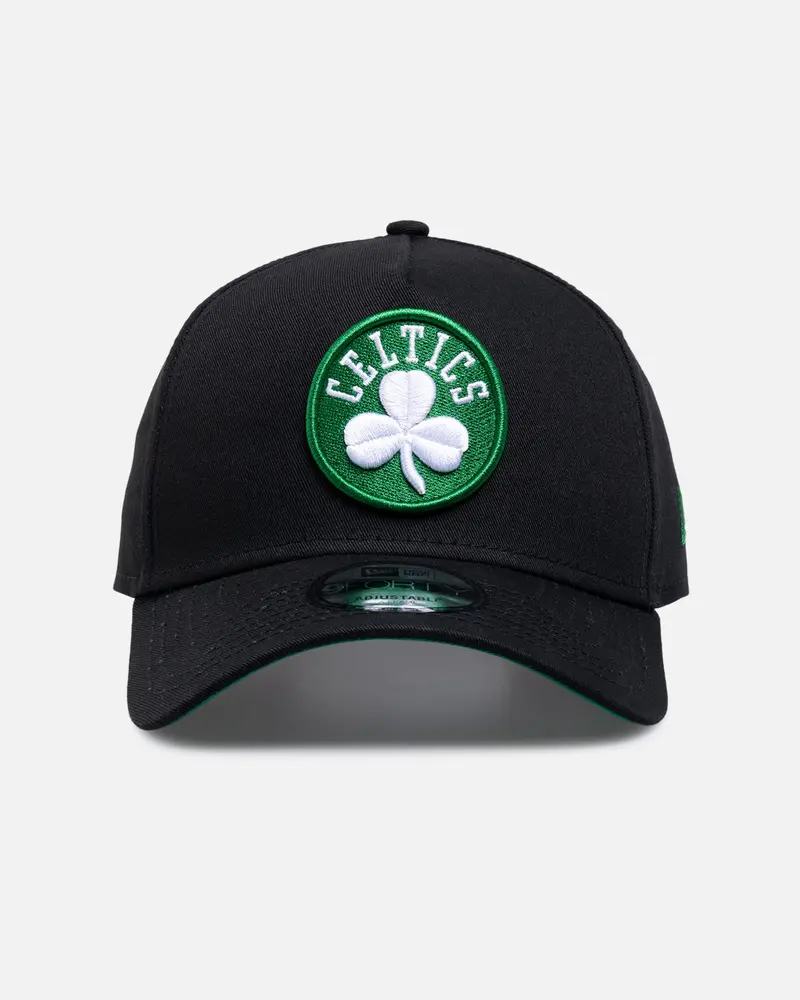 New Era Boston Celtics 'St.Patrick's Day' 9Forty A-Frame Snapback Black/Green 1